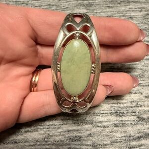 Jay King DTR Jade Sterling Bracelet